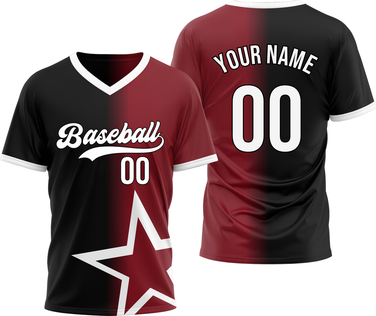 Custom Starlight Fade Baseball Grey Sports Jersey Personalized Uniform with Name & Number