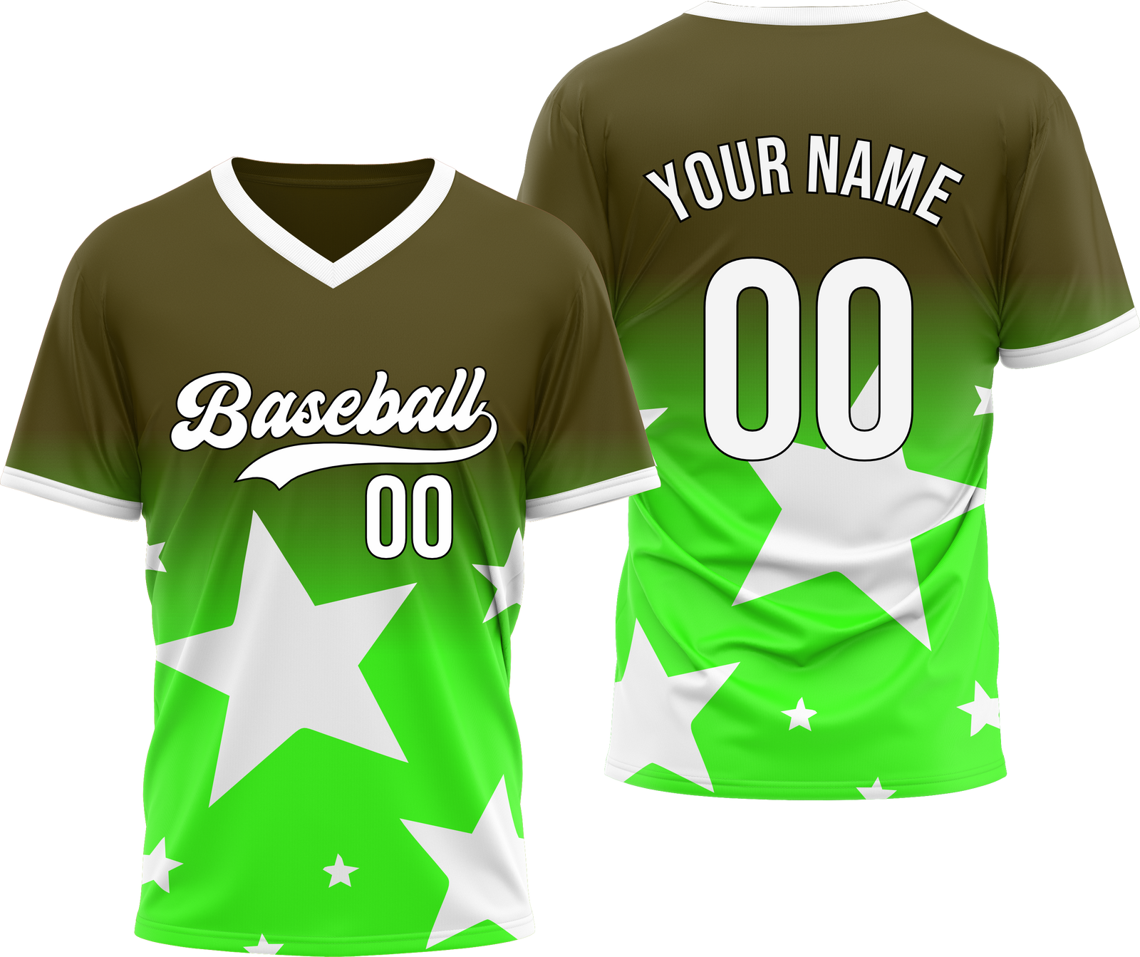 Custom Starlight Gradient Baseball Grey Sports Jersey Personalized Uniform with Name & Number