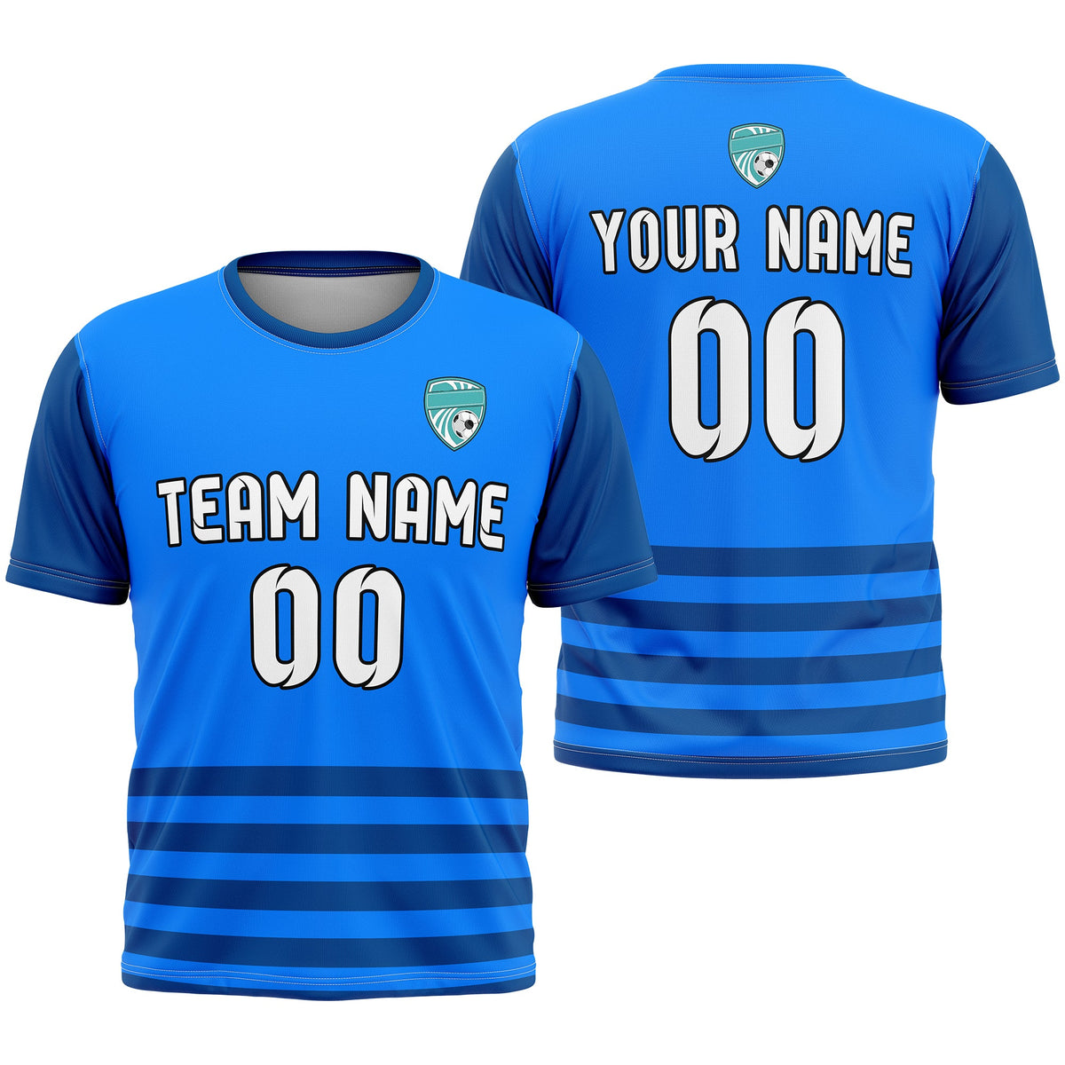 Custom Soccer R Stripes Volt Stripe D5 Sports Tops Jersey