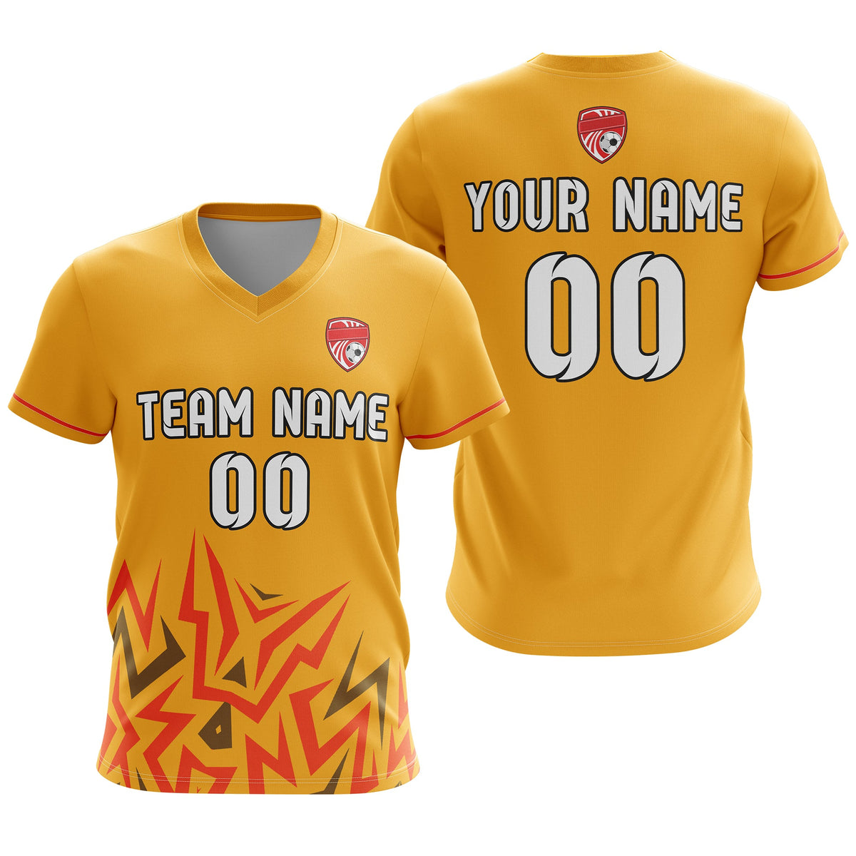 Custom Spark Strike V-Side Pattern D1 Soccer Sport Tops Jersey
