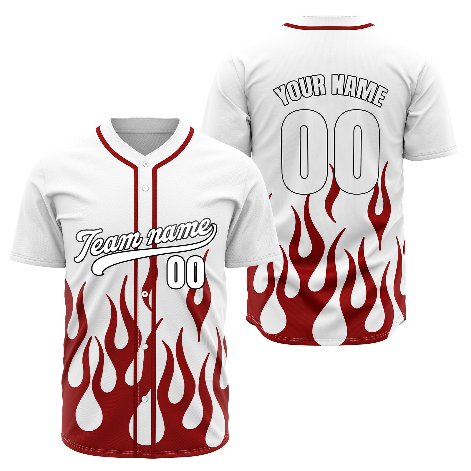 Custom Frost Fire Grey Baseball Sports Jersey Personalized Uniform with Name & Number