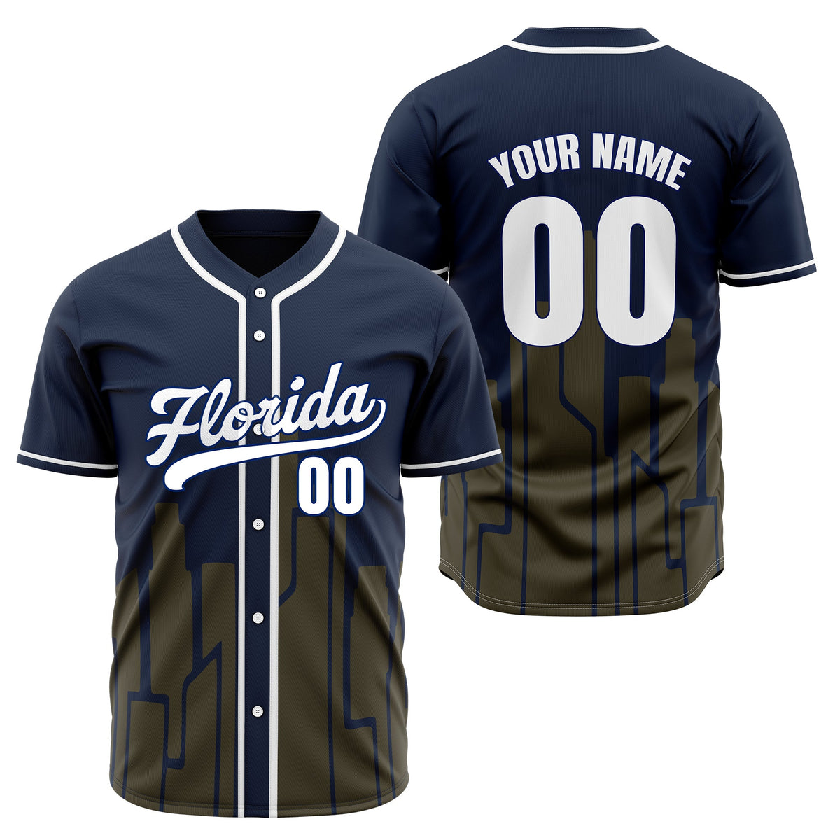 Custom City Flux Aqua Baseball Sports Jersey Personalized Uniform with Name & Number