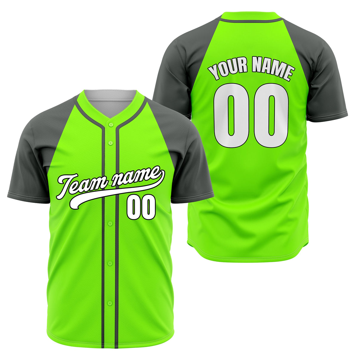 Custom Baseline Baseball Aqua Sports Jersey Personalized Uniform with Name & Number