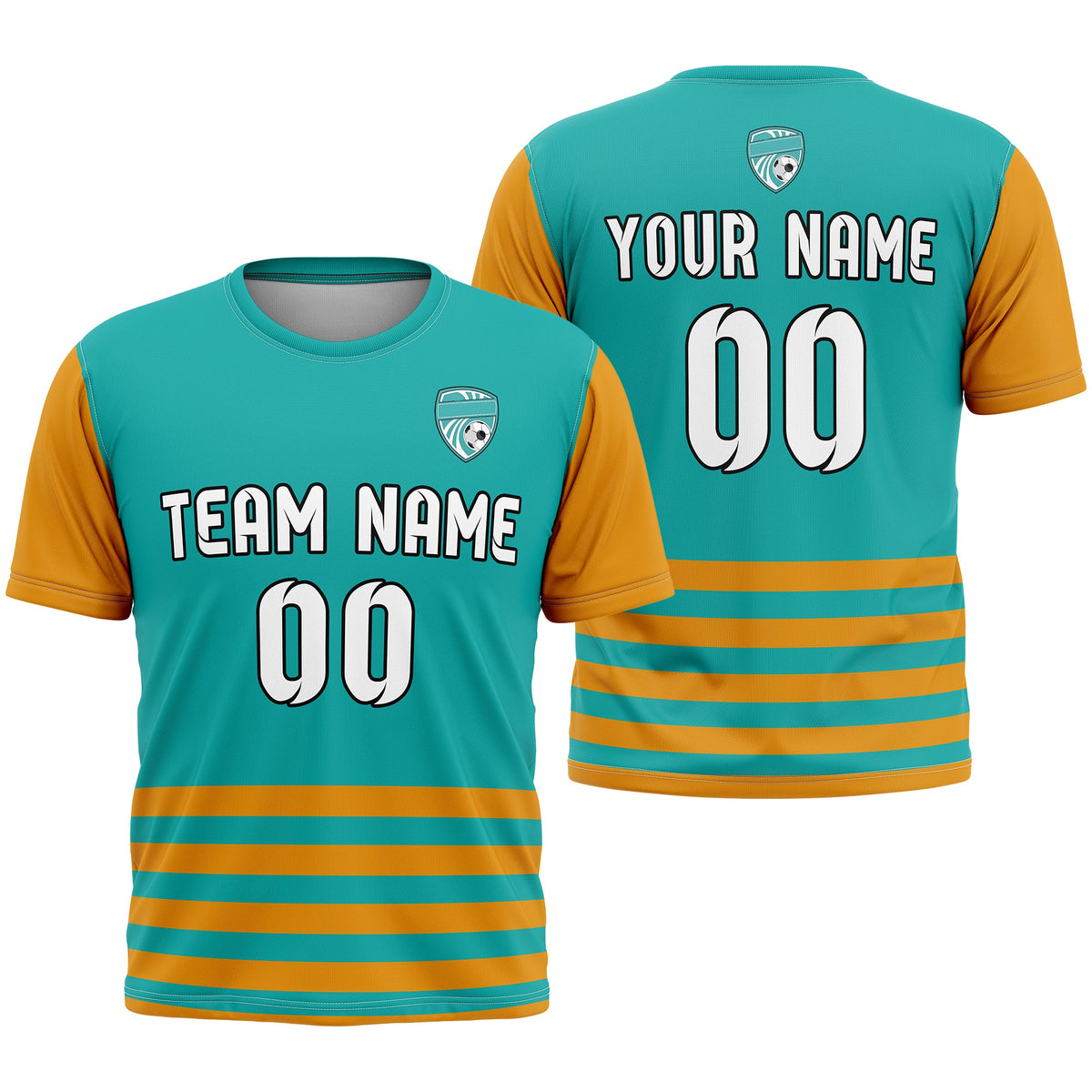 Custom Soccer R Stripes Volt Stripe D5 Sports Tops Jersey