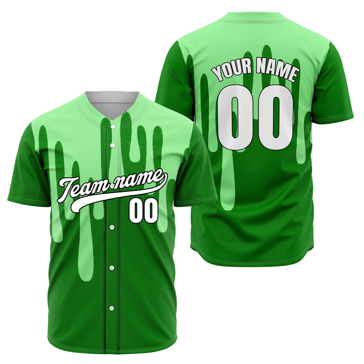 Custom Ink Drip Sports Jersey Personalized Uniform with Name & Number