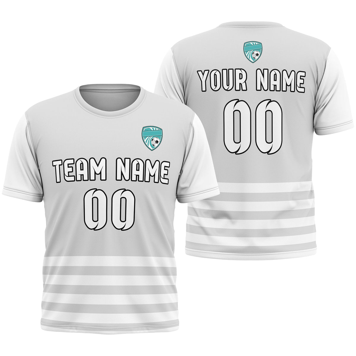 Custom Soccer R Stripes Volt Stripe D5 Sports Tops Jersey