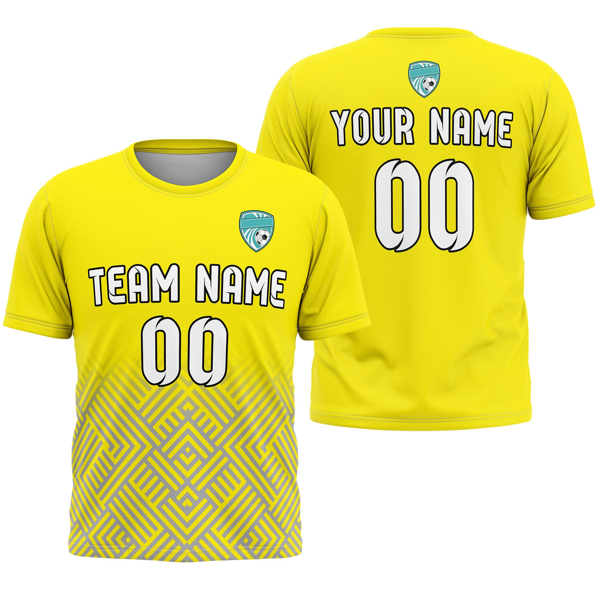 Custom Soccer  R Side Pattern D2 Shadow Line Sport Tops Jersey