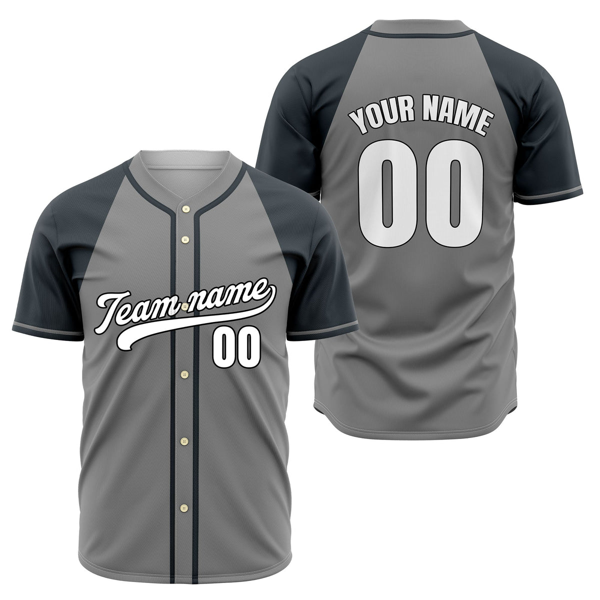 Custom Desert Blaze Aqua Raglan Style Baseball Sports Jersey Personalized Uniform with Name & Number