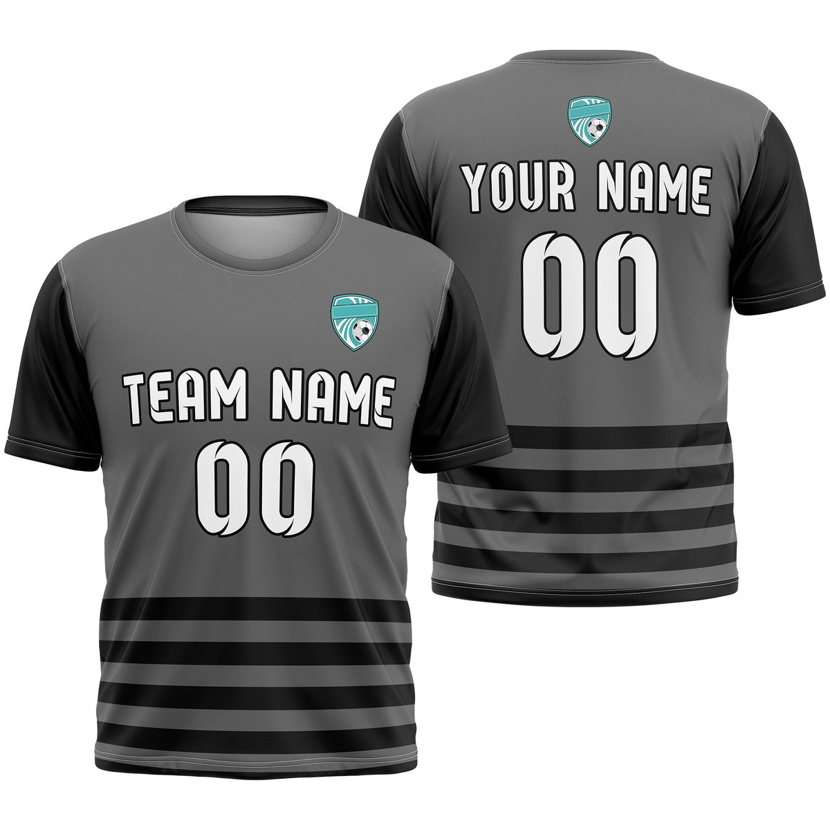Custom Soccer R Stripes Volt Stripe D5 Sports Tops Jersey