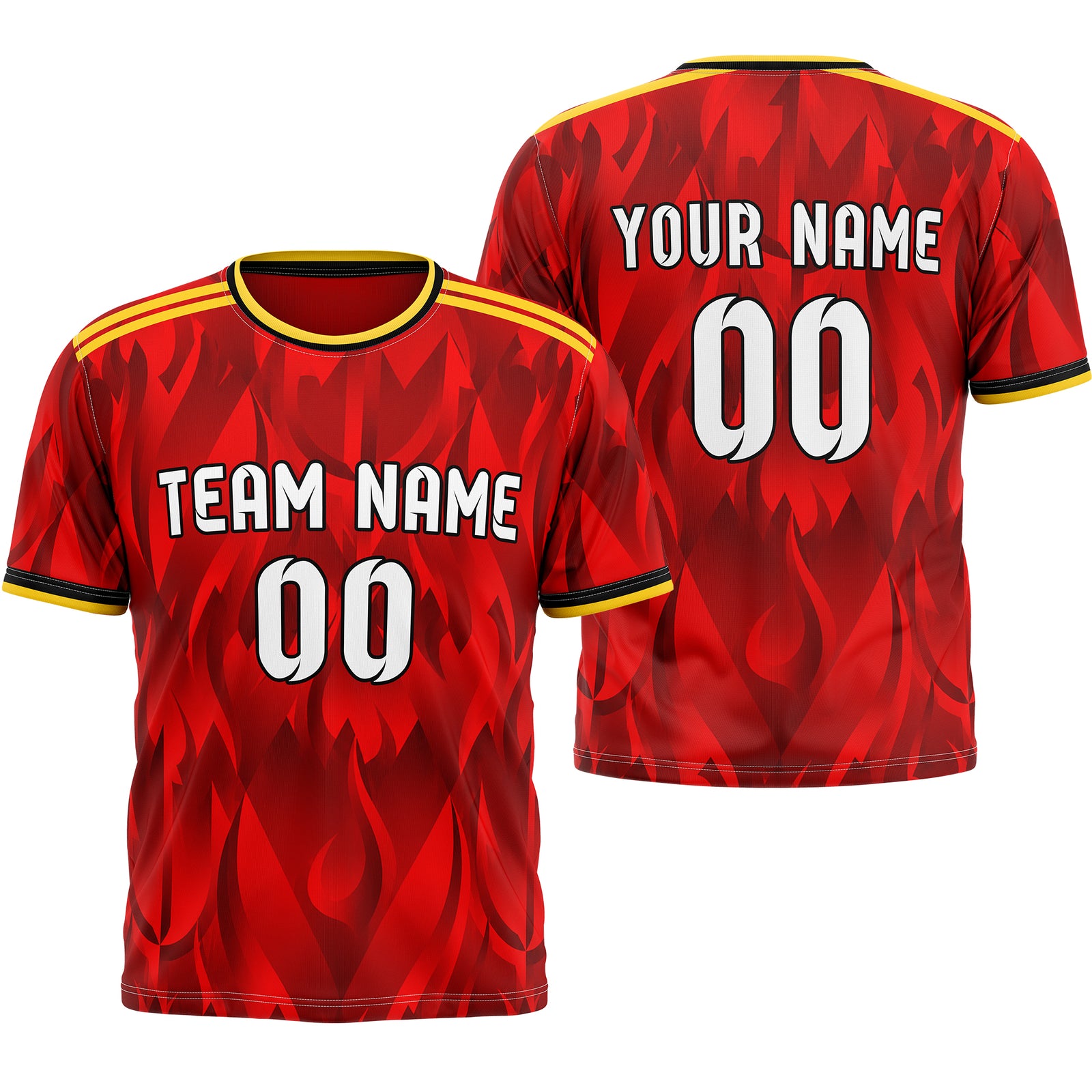 Custom BELGIUM  Fan Jersey Personalized with Name & Number