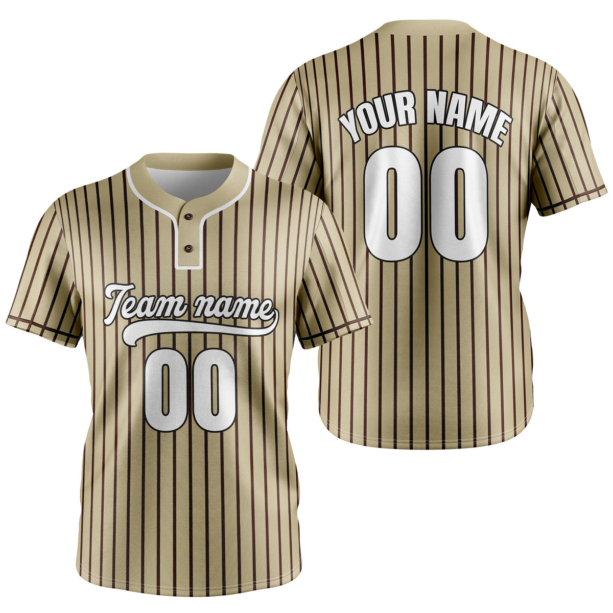 Custom Pinstripe Baseball Aqua Sports Jersey Personalized Uniform with Name & Number