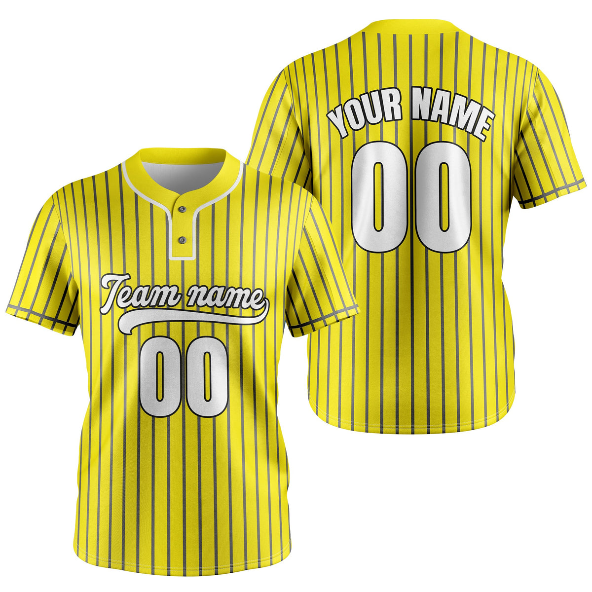 Custom Pinstripe Baseball Aqua Sports Jersey Personalized Uniform with Name & Number