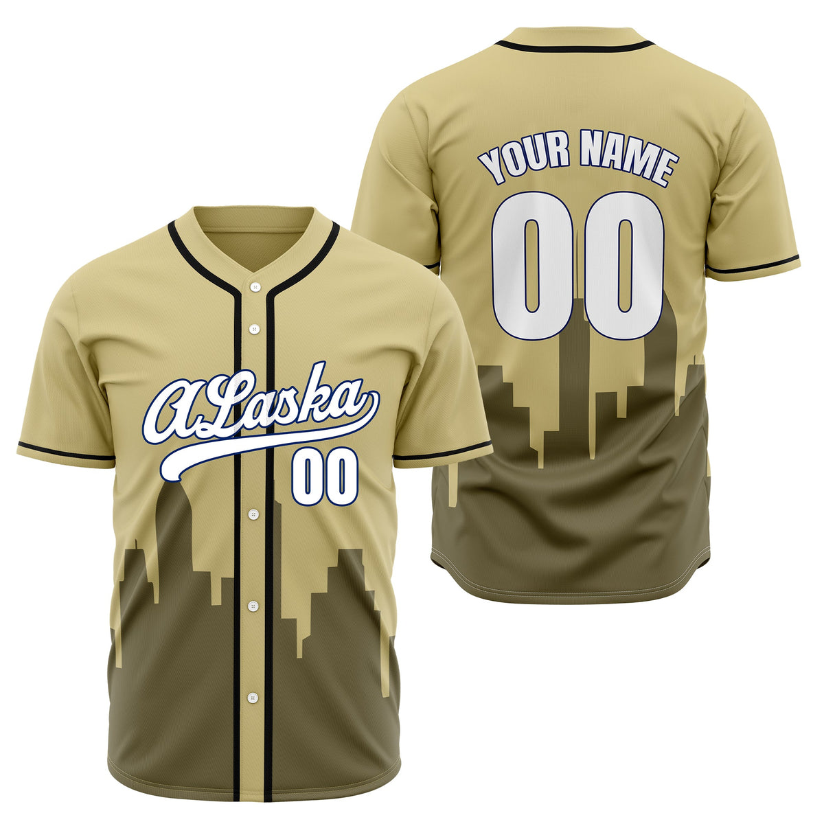 Custom City Horizon Aqua Baseball Sports Jersey Personalized Uniform with Name & Number