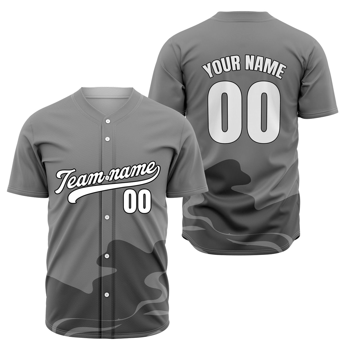 Custom Yellow Baseball Wave Sports Jersey Personalized Uniform with Name & Number