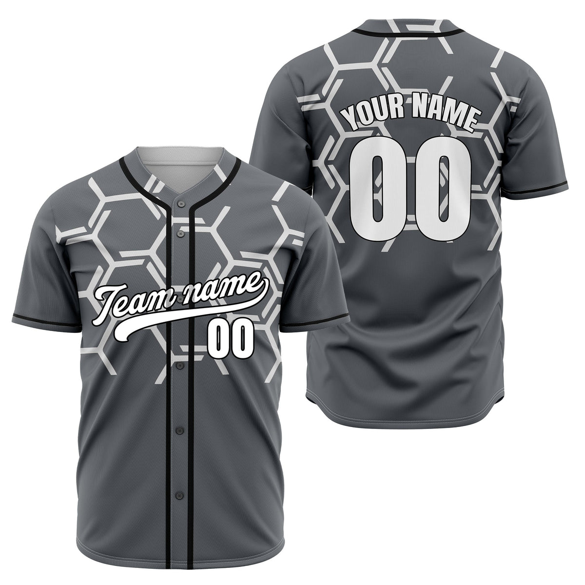 Custom Sting Force Aqua Baseball Sports Jersey Personalized Uniform with Name & Number