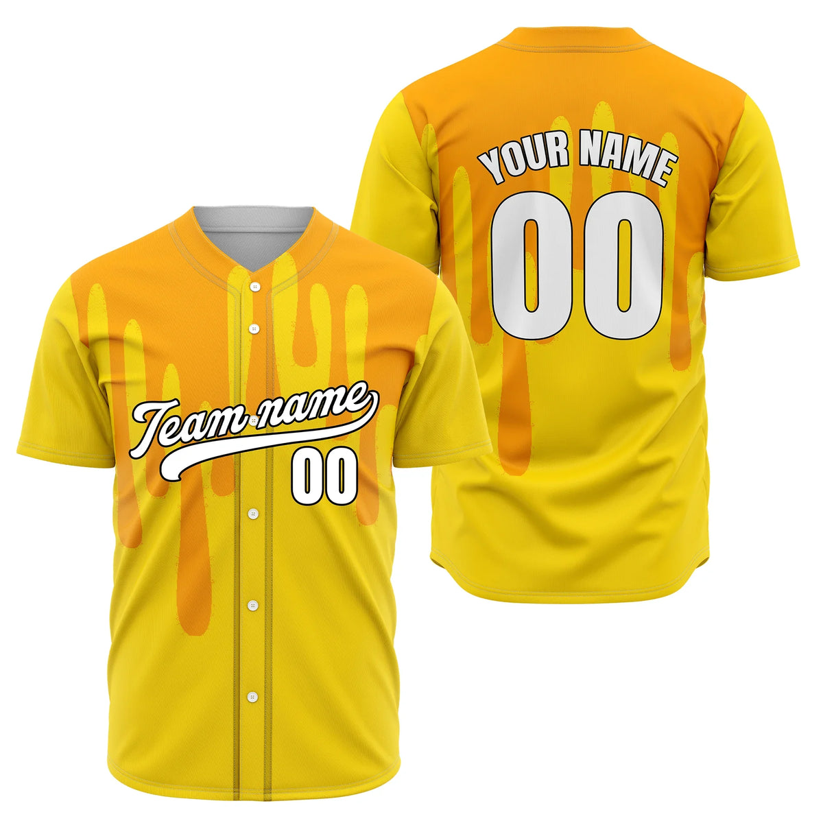 Custom Ink Drip Sports Jersey Personalized Uniform with Name & Number