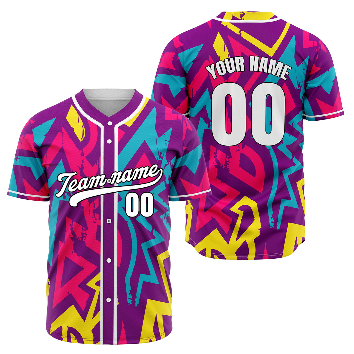 Custom Splash Aqua Baseball Sports Jersey Personalized Uniform with Name & Number