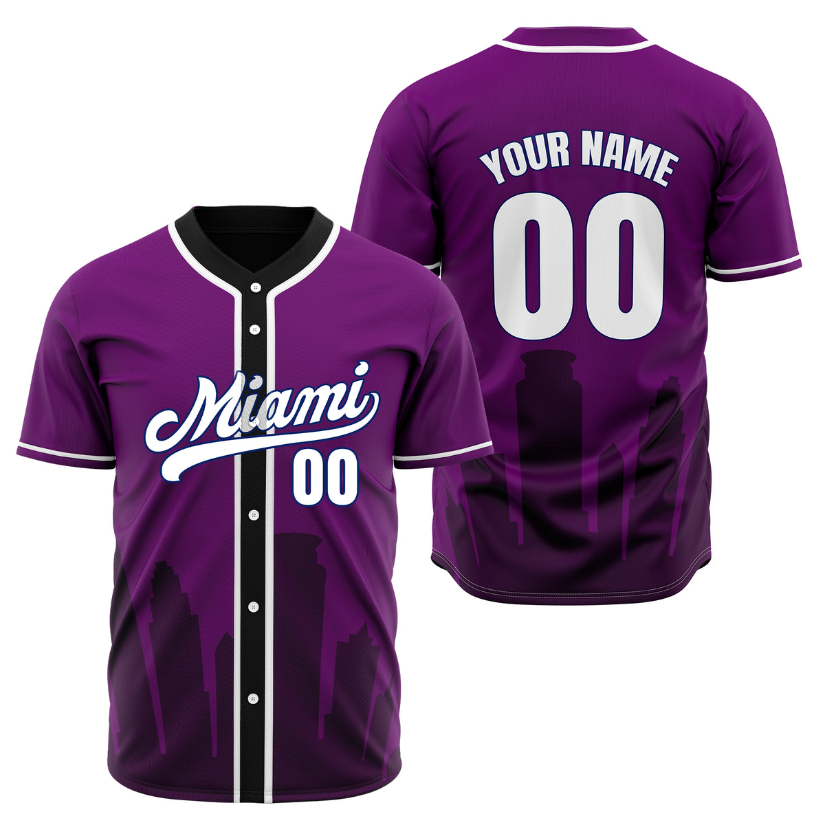 Custom City Tide White Baseball Sports Jersey Personalized Uniform with Name & Number