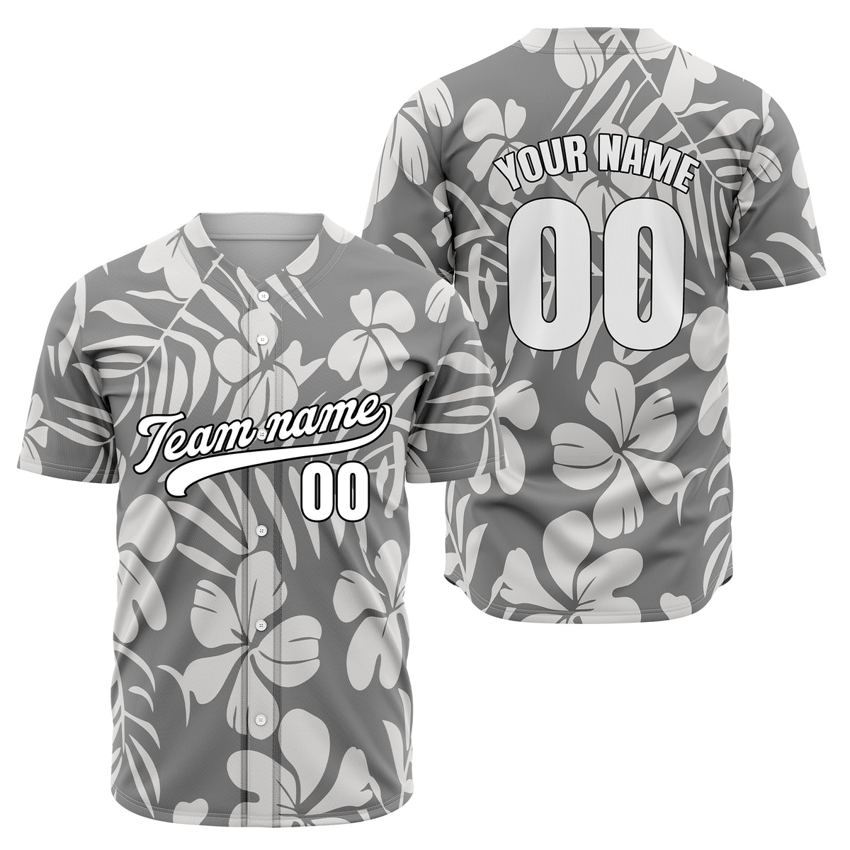 Custom Hawaiian Red Baseball Sports Jersey Personalized Uniform with Name & Number