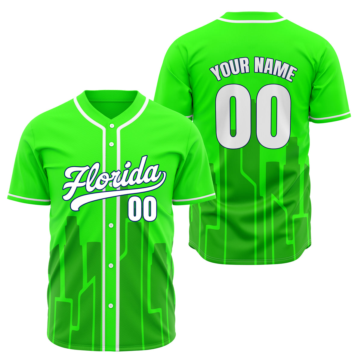 Custom City Flux Teal Baseball Sports Jersey Personalized Uniform with Name & Number