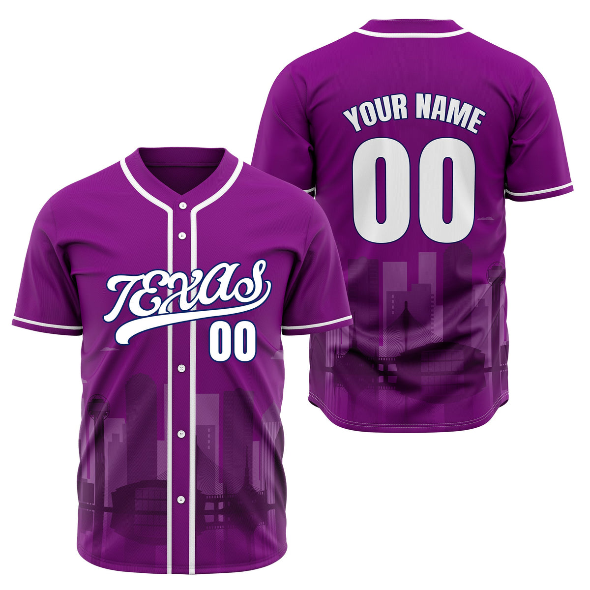 Custom City Lights Aqua Baseball Sports Jersey Personalized Uniform with Name & Number