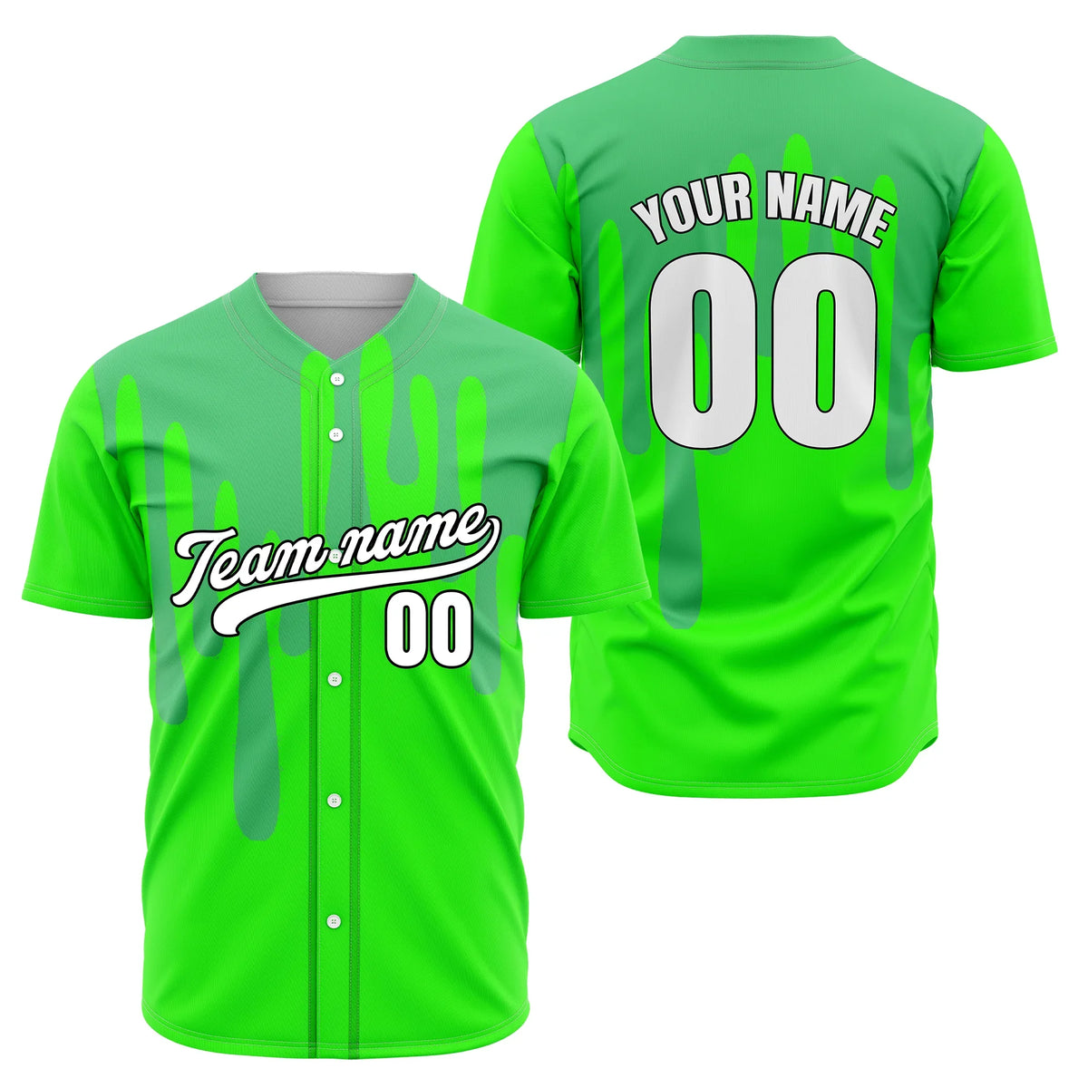 Custom Ink Drip Sports Jersey Personalized Uniform with Name & Number
