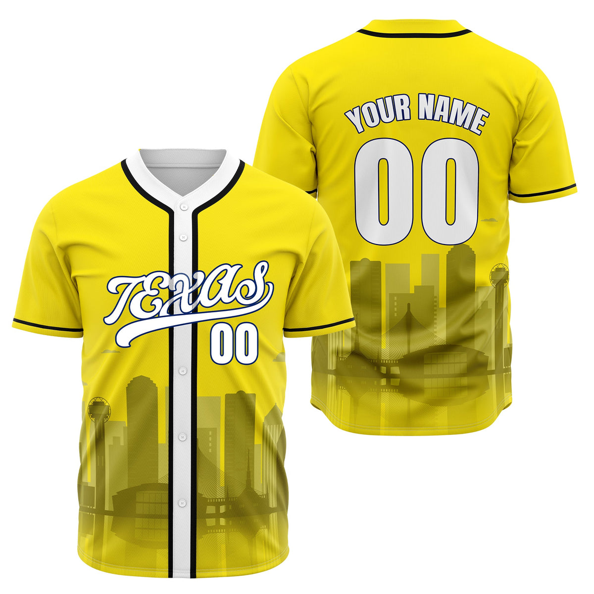 Custom City Lights Aqua Baseball Sports Jersey Personalized Uniform with Name & Number