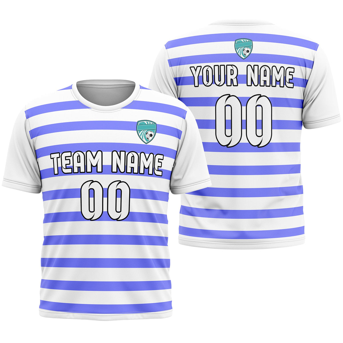 Custom Soccer R Stripes D2 Sports Tops Jersey