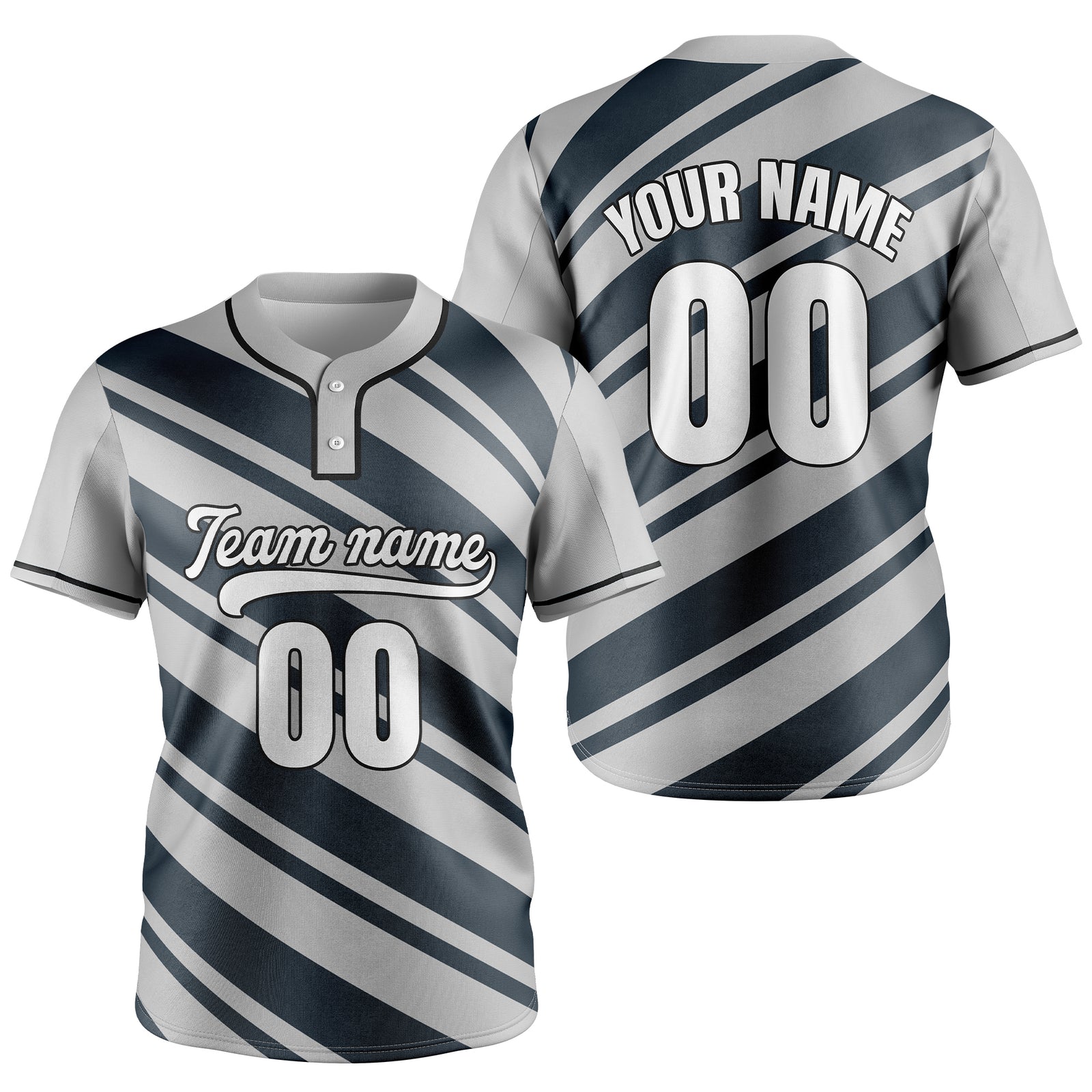 Custom Bold Flow Aqua Baseball Sports Jersey Personalized Uniform with Name & Number