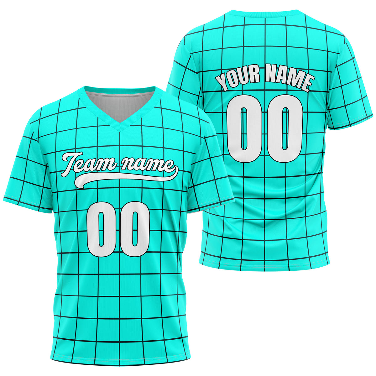 Custom Storm Matrix Aqua Baseball Sports Jersey Personalized Uniform with Name &amp; Number
