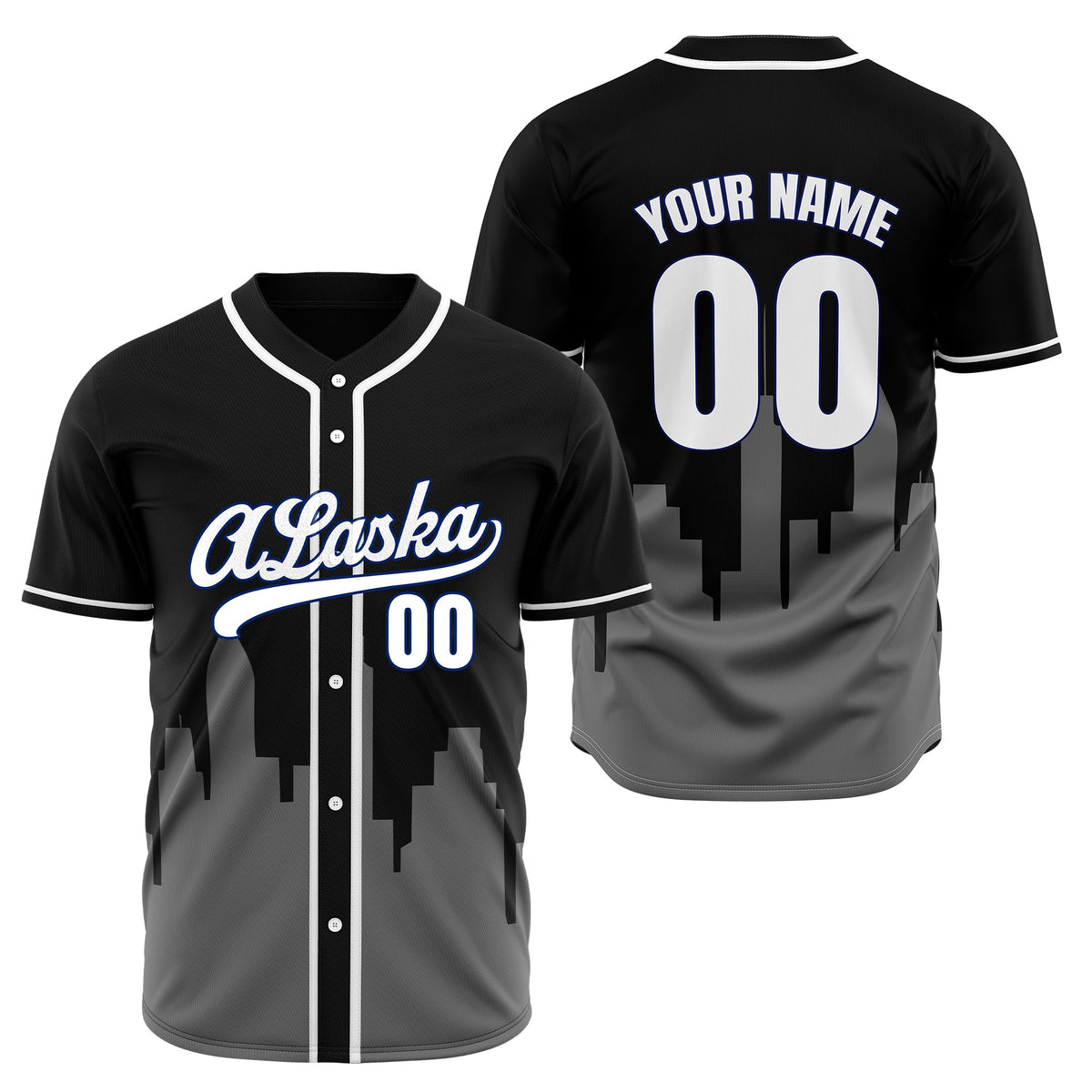 Custom City Horizon Aqua Baseball Sports Jersey Personalized Uniform with Name & Number