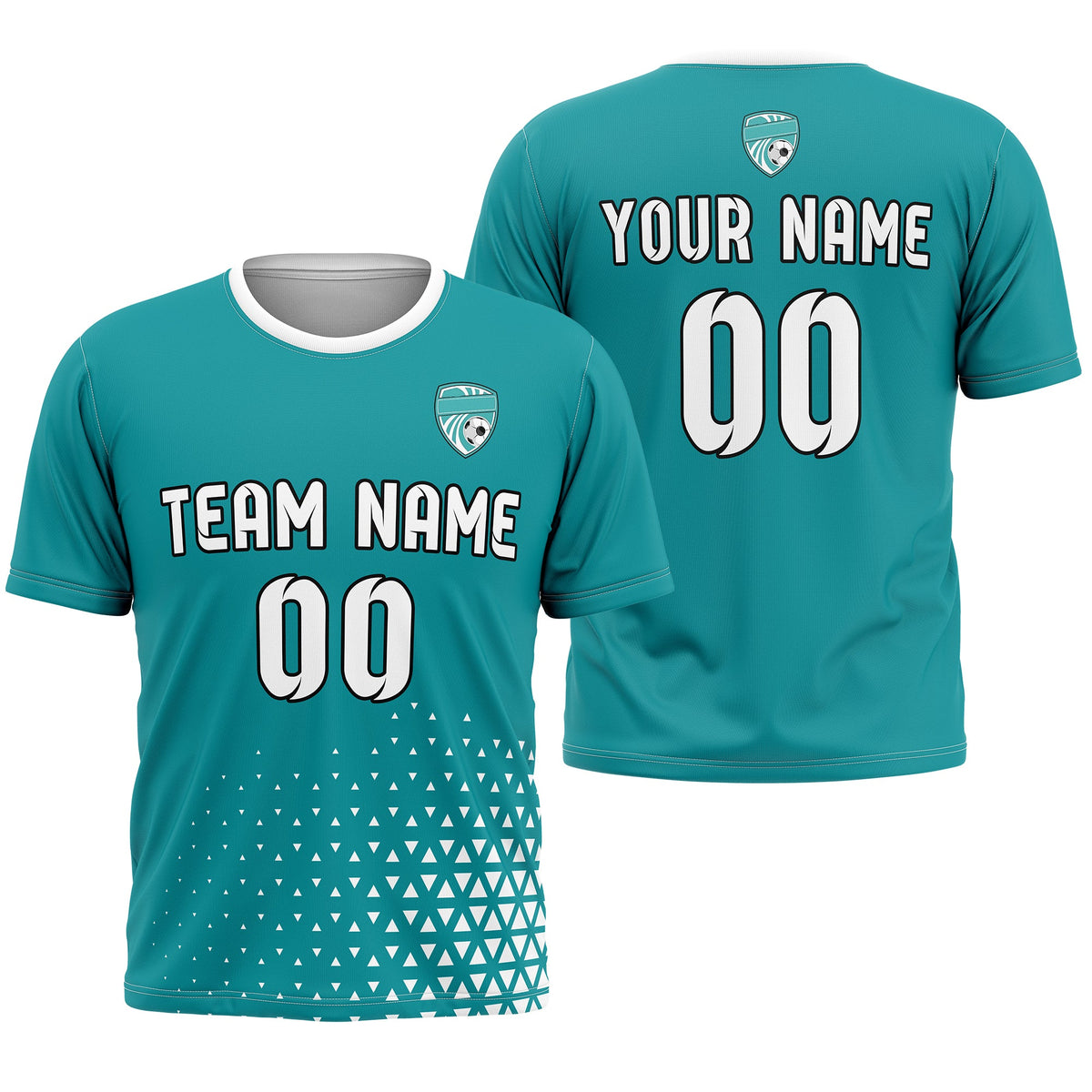 Custom Soccer R Side Pattern D3 Tri-Edge Sports Tops Jersey