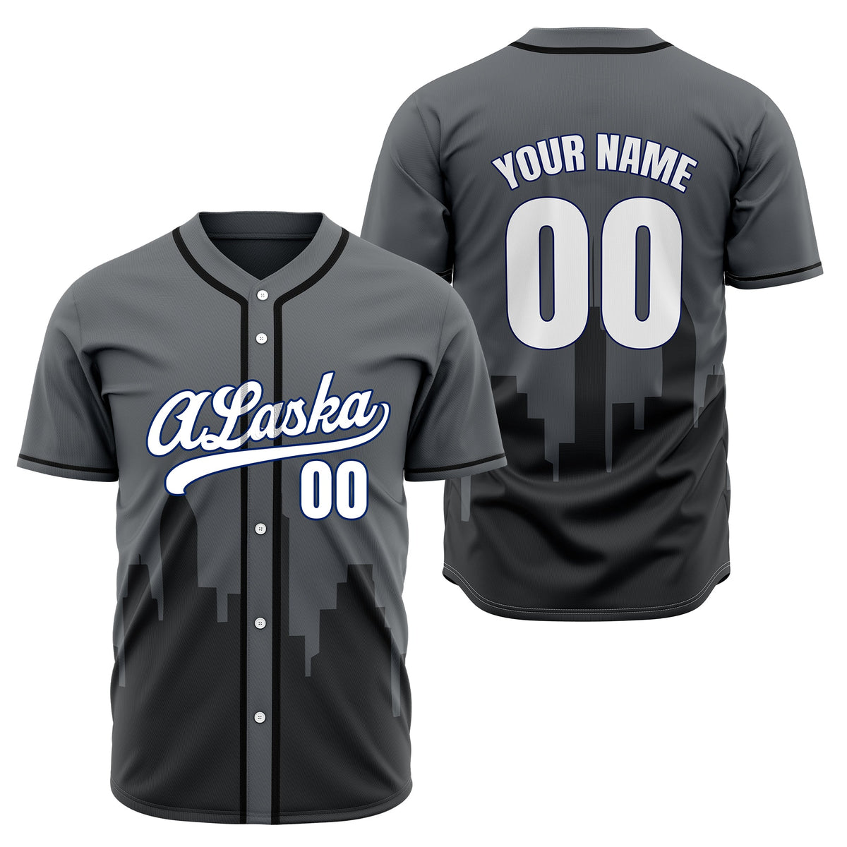 Custom City Horizon Aqua Baseball Sports Jersey Personalized Uniform with Name & Number