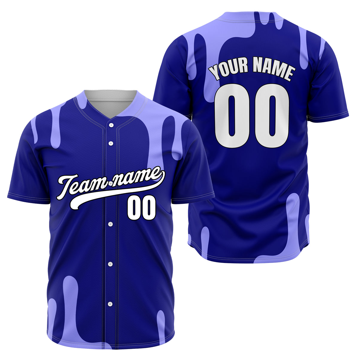 Custom Ink Dripline Grey Sports Jersey Personalized Uniform with Name & Number
