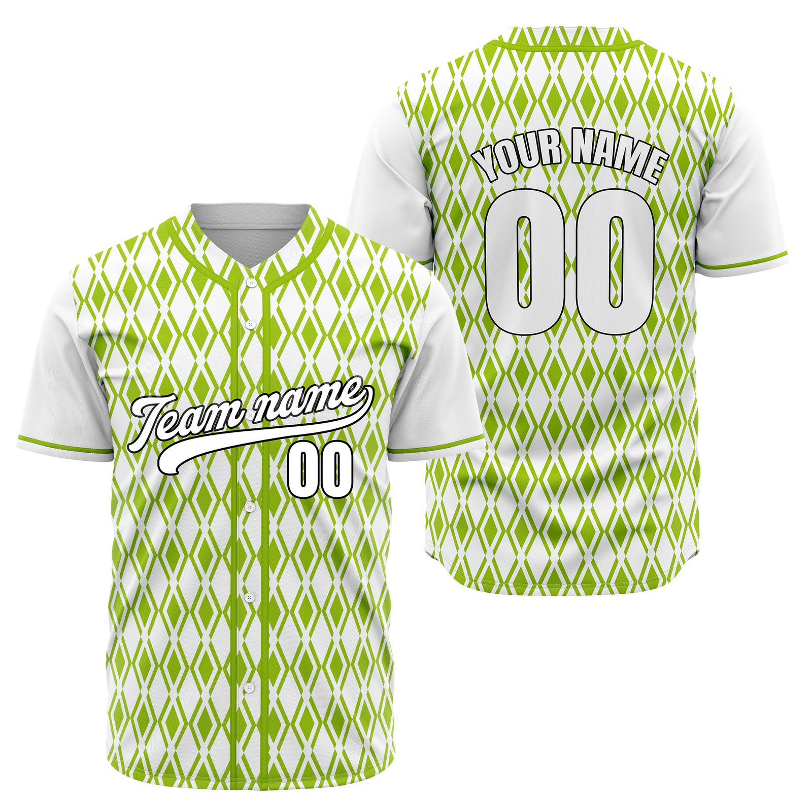 Custom Rhombic Edge Grey Baseball Sports Jersey Personalized Uniform with Name & Number