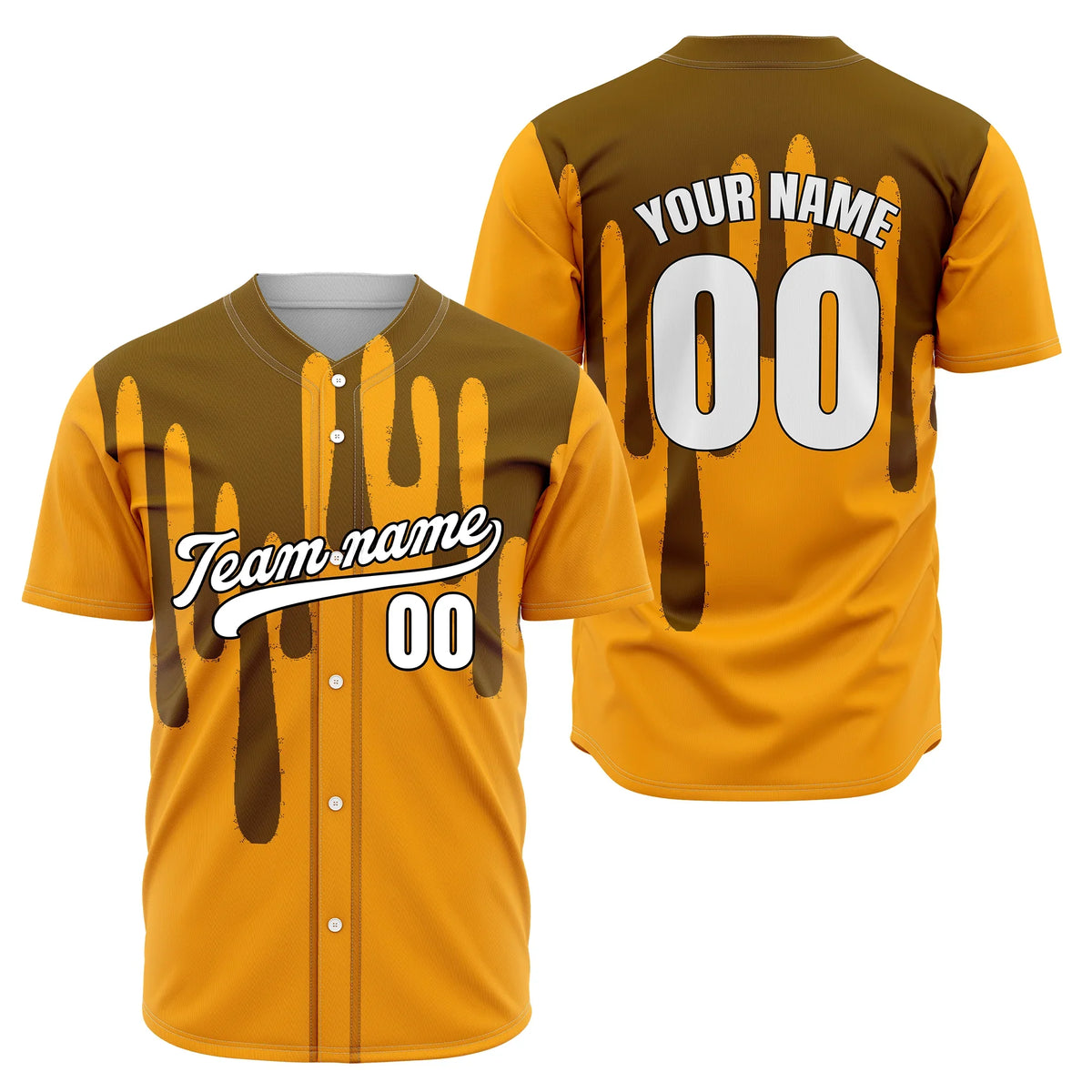 Custom Ink Drip Sports Jersey Personalized Uniform with Name & Number