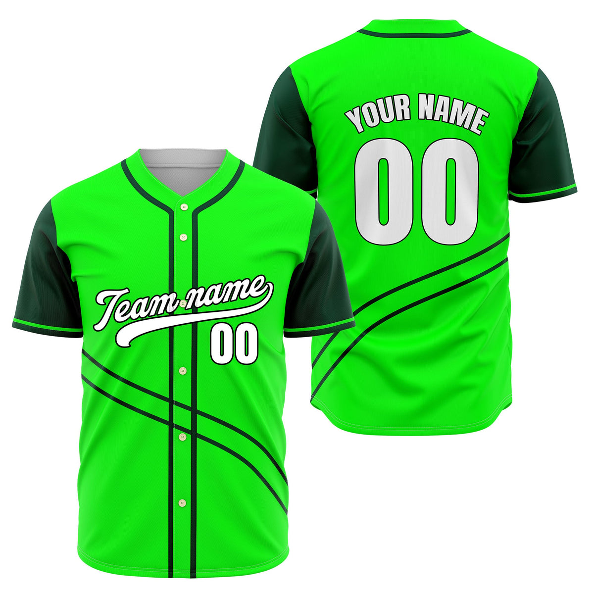 Custom Swift Aqua Raglan Style Baseball Sports Jersey Personalized Uniform with Name & Number