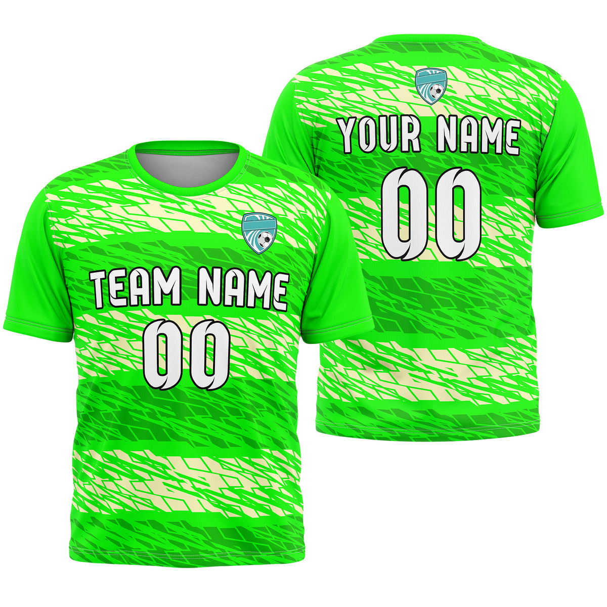 Custom Flare Strike R-Full Pattern Soccer Red Sport Tops Jersey