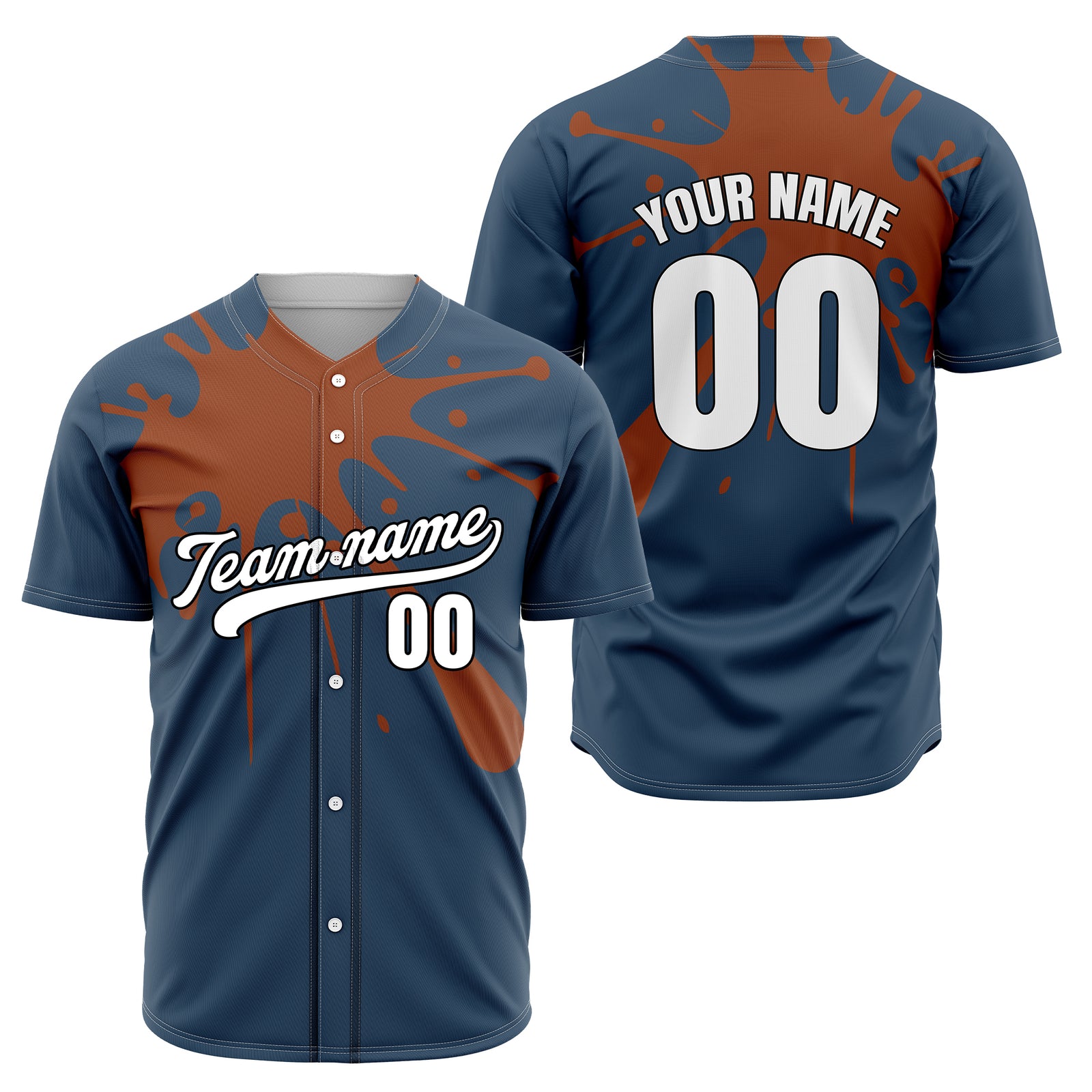 Custom Paint Burst Red Sports Jersey Personalized Uniform with Name & Number