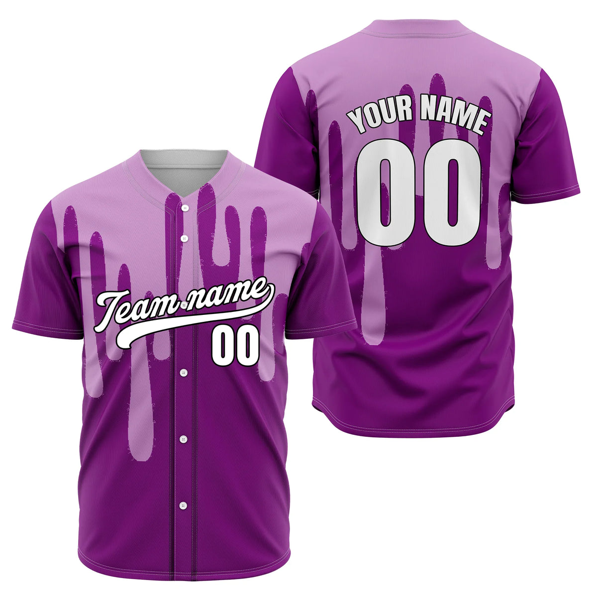 Custom Ink Drip Sports Jersey Personalized Uniform with Name & Number