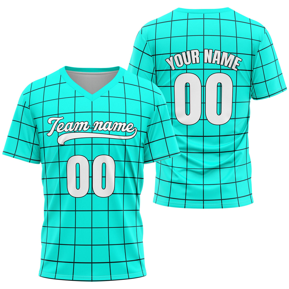 Custom Storm Matrix Aqua Baseball Sports Jersey Personalized Uniform with Name &amp; Number