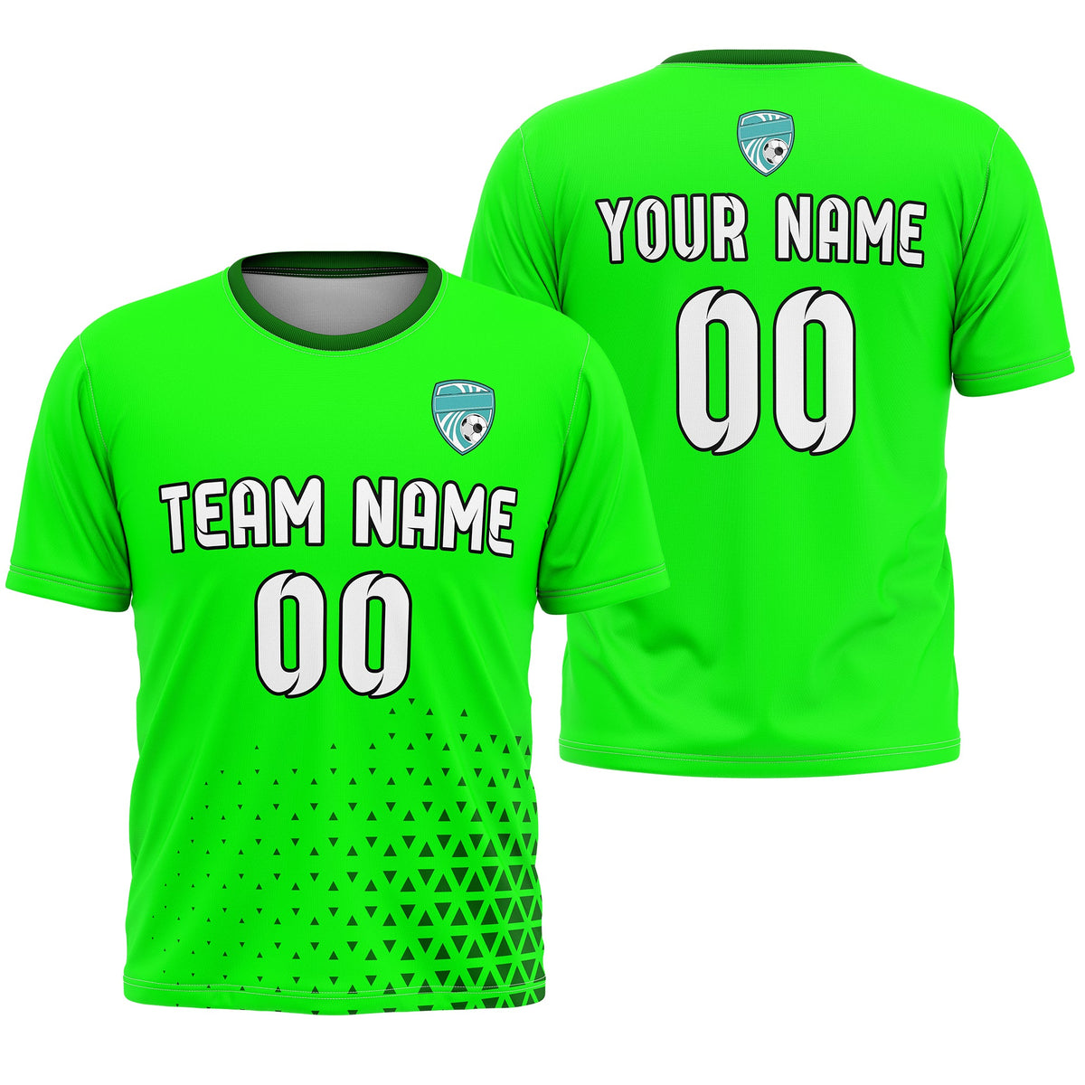 Custom Soccer R Side Pattern D3 Tri-Edge Sports Tops Jersey