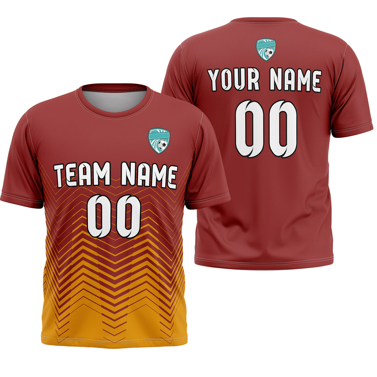 Custom Apex Strike R Side Pattern Red Soccer sport Tops Jersey