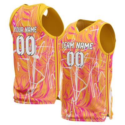 Basketball Graffiti Pattern Top