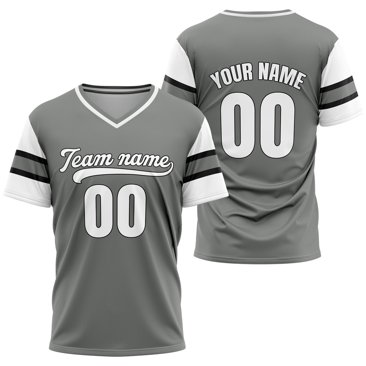 Custom StormLine Black Pullover Baseball Sports Jersey Personalized Uniform with Name & Number