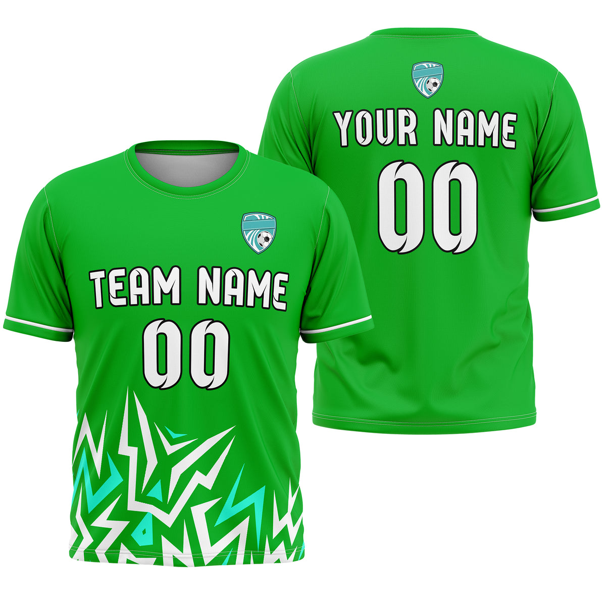 Custom Spark Strike R Side Pattern Soccer Red Sport Tops Jersey