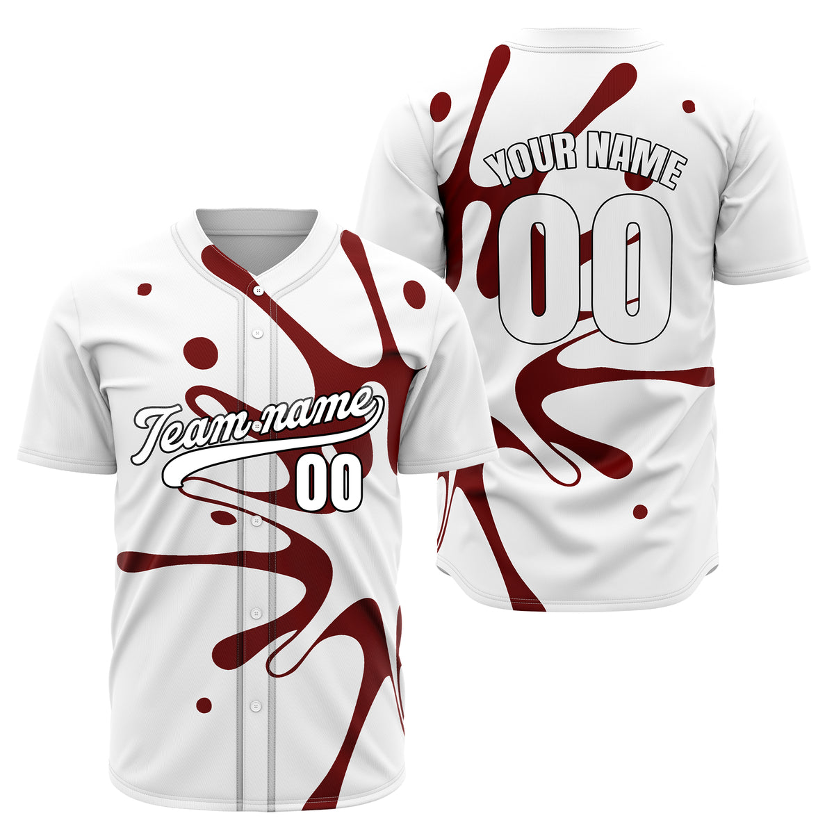 Custom Ink Surge White Sports Jersey Personalized Uniform with Name &amp; Number