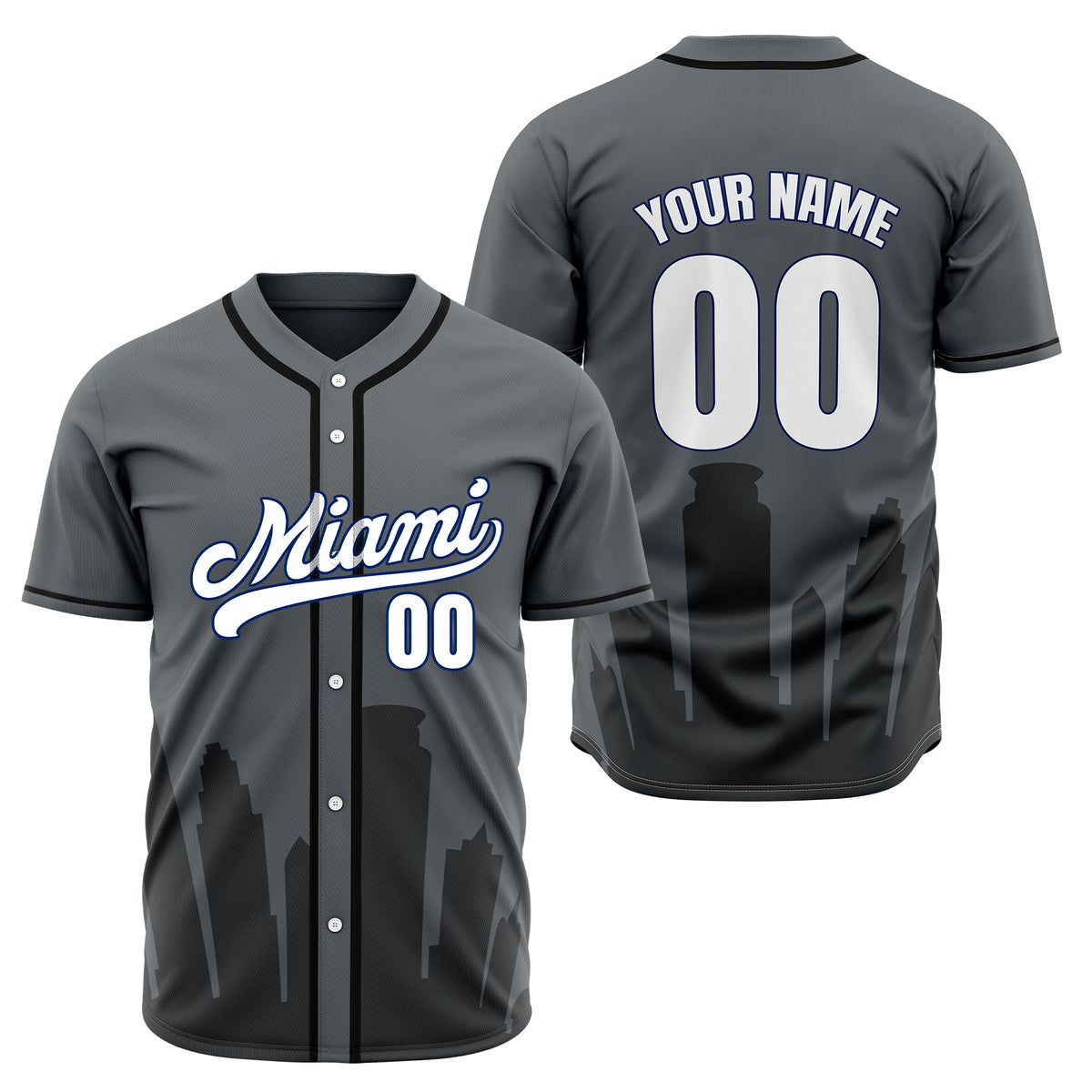 Custom City Tide Aqua Baseball Sports Jersey Personalized Uniform with Name & Number