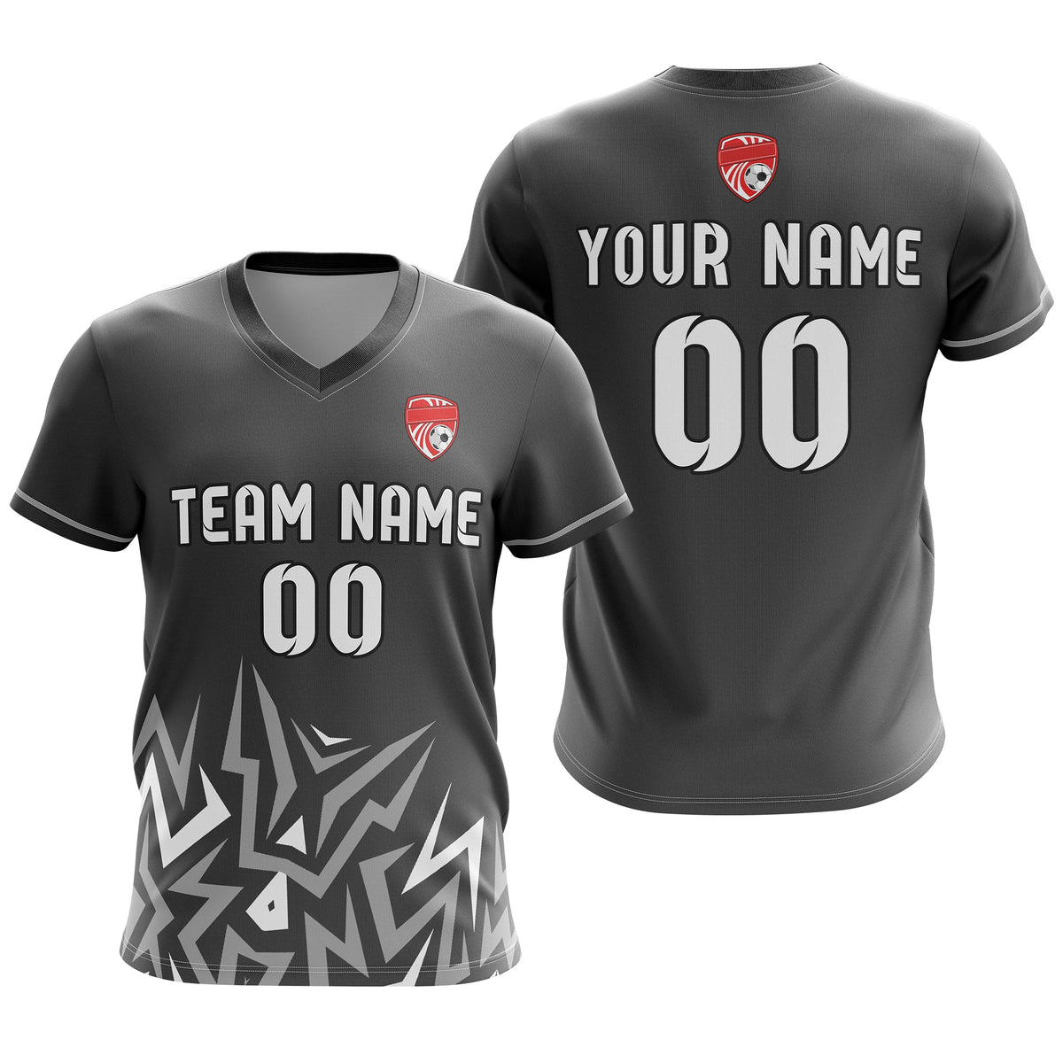 Custom Spark Strike V-Side Pattern D1 Soccer Sport Tops Jersey