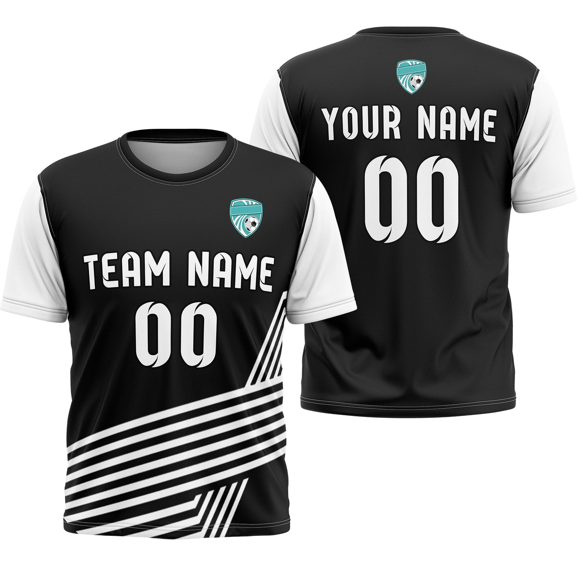 Custom Soccer R Side Pattern D4 Rapid Line Sports Tops Jersey